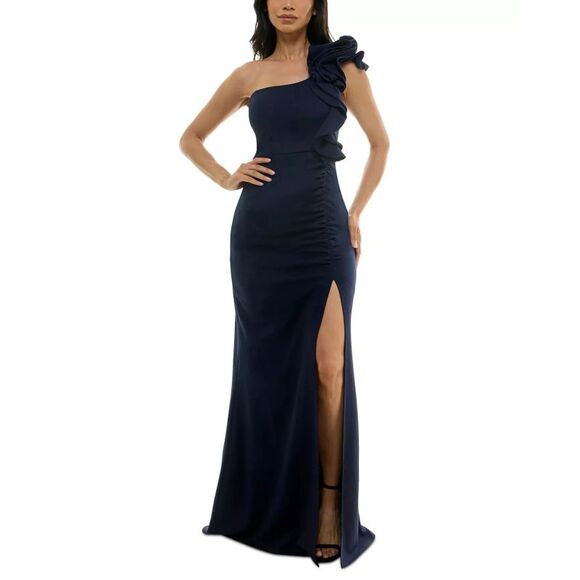 Emerald Sundae Women's Dress Sz 2XS (XXS) Juniors' Ruffled Black - Picture 1 of 9
